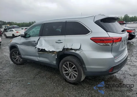 2019 Toyota Highlander Se из США, поврежденный, VIN 5TDKZRFHXKS552573